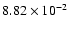 $8.82\times10^{-2}$
