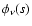 $\phi_{\nu}(s)$