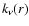 $k_\nu(r)$