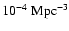 $10^{-4}~{\rm Mpc}^{-3}$