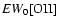 $EW_{0}[{\rm OII}]$
