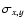 $\sigma_{x,y}$