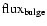$\rm flux_{bulge}$