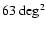 $63~\rm deg^2$