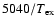$5040/T_{\rm ex}$