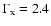 $\Gamma_{\rm x}=2.4$