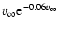 $v_\infty {\rm e}^{-0.06v_\infty}$