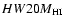 $HW20M_{\rm HI}$