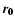 $\vec{r_0}$