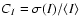 $C_I = \sigma(I)/\langle I\rangle$