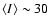 $\langle I\rangle\sim 30$