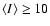 $\langle I\rangle \geq 10$