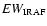 $EW_{\rm IRAF}$