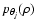 $p_{\theta_j}(\rho)$