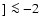 $] \la-2$