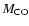 $M_{\rm CO}$