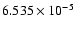 $6.535\times10^{-5}$