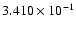 $3.410\times10^{-1}$