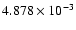 $4.878\times10^{-3}$