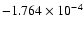 $-1.764\times10^{-4}$