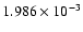 $1.986\times10^{-3}$