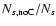 $N_{s{\rm ,noC}}/N_{s}$