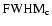 ${\rm FWHM_c}$