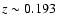 $z\sim0.193$