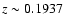 $z\sim0.1937$