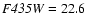 ${\it F435W}= 22.6$
