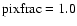 ${\rm pixfrac} = 1.0$