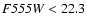 ${\it F555W}<22.3$