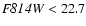 ${\it F814W}<22.7$