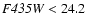 ${\it F435W}<24.2$