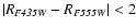 $\vert R_{{\it F435W}}-R_{{\it F555W}}\vert < 2$