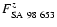 $F^{z} _{\rm SA~98~653}$
