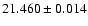 $21.460\pm0.014$