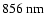 $856 ~\rm nm$