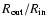 $R_{\rm out}/R_{\rm in}$