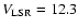 $V_{\rm LSR} = 12.3$