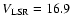 $V_{\rm LSR} = 16.9$