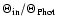 $\Theta_{\rm in}/\Theta_{\rm Phot}$