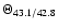 $\Theta_{43.1/42.8}$