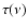$\tau(\nu)$