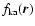 $f_{\rm ka}({\vec r})$
