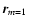 ${\vec r}_{m=1}$