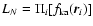 $L_N = \Pi_i [ f_{\rm ka}({\vec r}_i) ]$