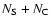 $N_{\rm S}
+ N_{\rm C}$