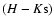 $(H-K{\rm s})$
