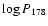 $\log P_{178}$